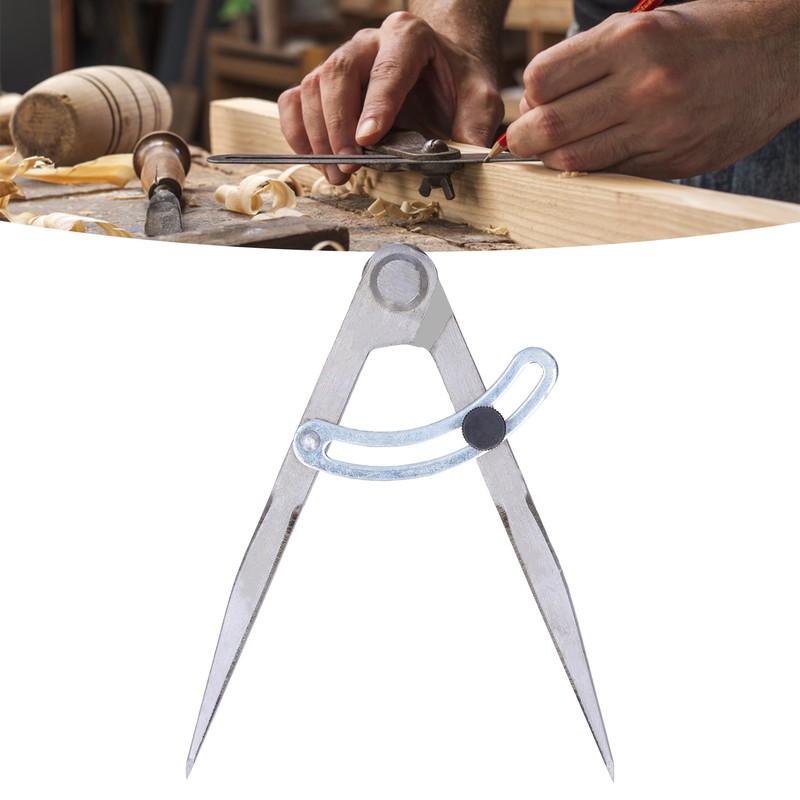 Wing Divider Gauge Compass Carbon Steel Adjustable Angle Scribing Tool
