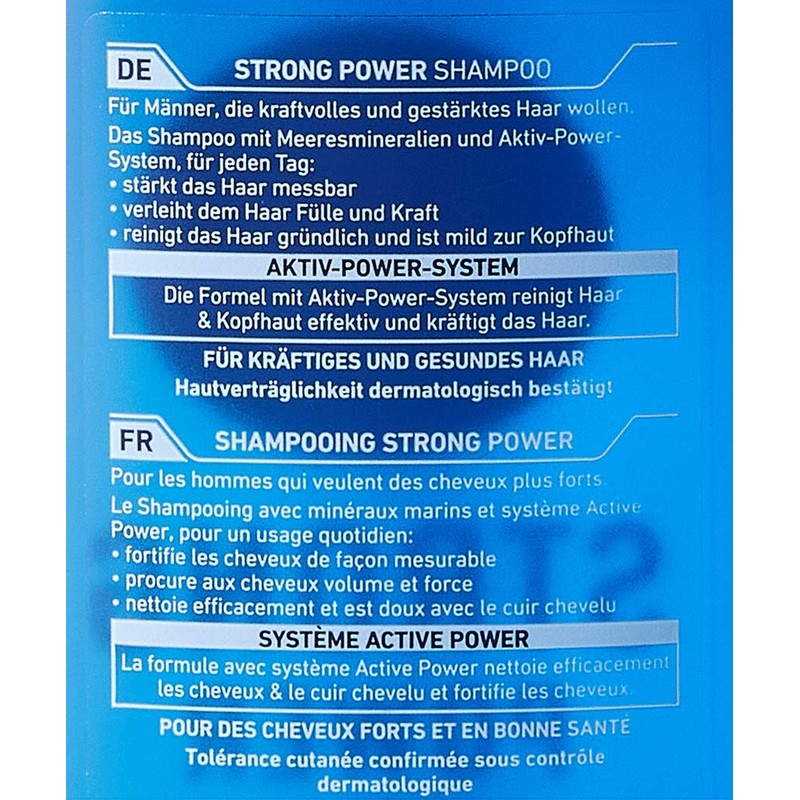Nivea Men Strong Power Shampoo 250 ml
