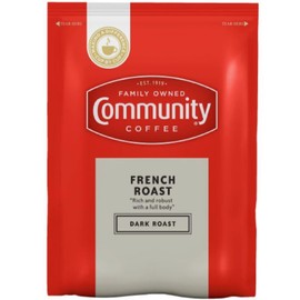 Community Coffee French Roast, Dark Roast Pre-Measured Coffee Packs, 3.0 Ounce Each (Box of 20)