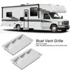 Pair Marine Air Vent Cover 3 Slots 210x110mm Rectangle Louver