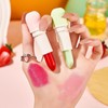 3 Color Changing Lipstick, 3 Counts Moisturizing Lipstick, Female Lip
