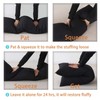 WhatsBedding Memory Foam Body Pillow with Breathable Zippered Cotton Cover,