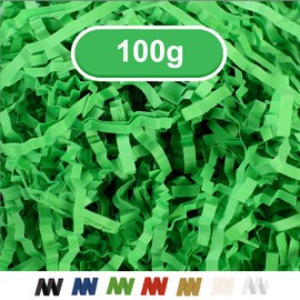 YIYICO Shredded Paper Filling Material Gift Paper Filling Material 100 g Shredded Tissue Paper Crinkle Cut Paper Shred Filler for DIY Party Hamper Filling and Gift Packaging
