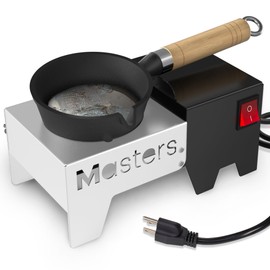 MMasters Fast-Heating Electric Lead Melting Pot – 80 Oz Capacity | Ideal for Bullet Casting & Fishing Weight Molds | Portable Lead Ingots Melter for Reloading & DIY Metal Projects