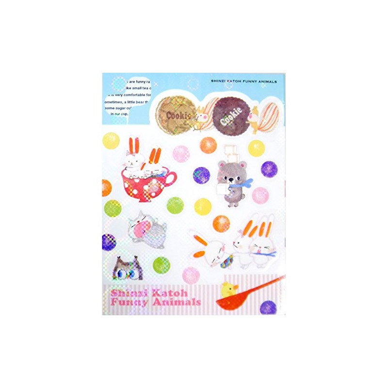 Shindo Shinzi Katoh Wall Art Funny Animals Switch Size ks-wa-50001