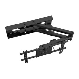 Monoprice 360 Full-Motion Articulating TV Wall Mount - Portrait and Landscape, for TVs 40in to 75in, Weight Capacity 110 Lbs, Extension 3.3in to 31.5in, VESA Patterns Up to 400x400 - EZ Series