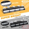 HLauto 604N Emergency Dash Strobe Lights: 2x16.8 inch White Security