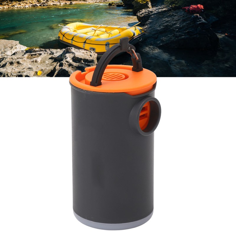 Mini Air Pump Illuminated USB Rechargeable Portable with 5 Air