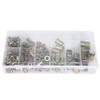 165PCs Rivet Nuts Set Hardware Fastener Hand Tools Knurled Industrial