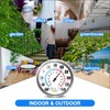 Outdoor Thermometer Hygrometer - 12'' Indoor Outdoor Thermometer Wireless, Indoor