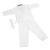 Kids Taekwondo Uniform with Belt Polyester and Cotton Breathable Soft