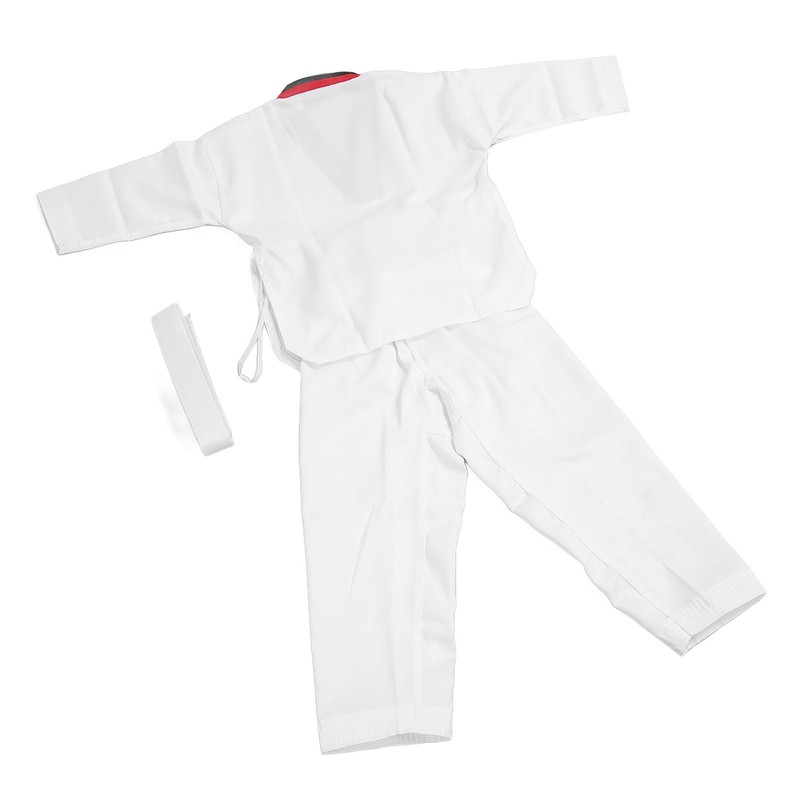 Kids Taekwondo Uniform with Belt Polyester and Cotton Breathable Soft