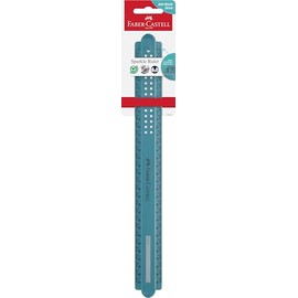 Faber-Castell 172031 Sparkle Ruler 30cm Ocean Green