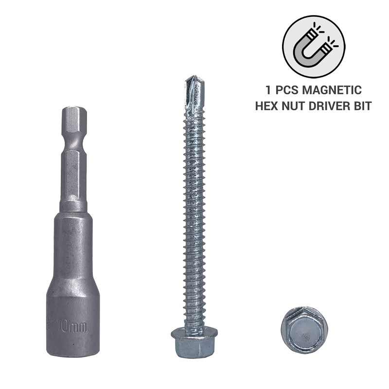 Pack of 20 DIN 7504 K Galvanised Steel 6.3 x