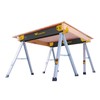 WORKESS Saw Horses 2 Pack Folding, Heavy Duty Sawhorse Table