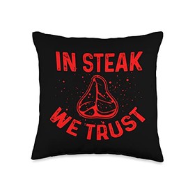 Cool Grilling For Men Women Pork Rub Smoking BBQ Meat Smoker Throw Pillow