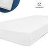 Sensalou Incontinence Fitted Sheet Waterproof Fitted Sheet White 120 x
