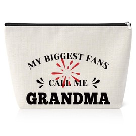 Funny Grandma Gifts Cosmetic Bag Grandma Gifts from Granddaughter Grandson Gifts for Grandma Nana Grammy Grandmother Idea Best Birthday Retirement Gifts for Grandmother Travel Makeup Bag