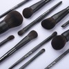 EVRCHGIEA Makeup Brush Sets, 12 PCS Wood Handle Soft Synthetic