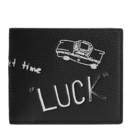 Coach Men's 3 in 1 Sketch Print Accessory-Travel Wallet, Black Multi