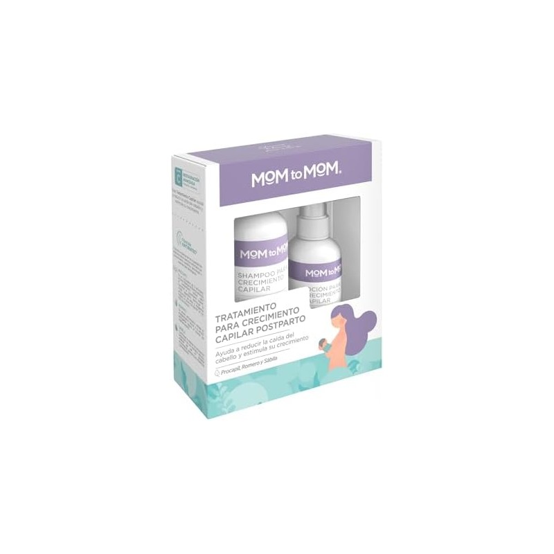 Mom To Mom Tratamiento Para Crecimiento Capilar Postparto Blanco