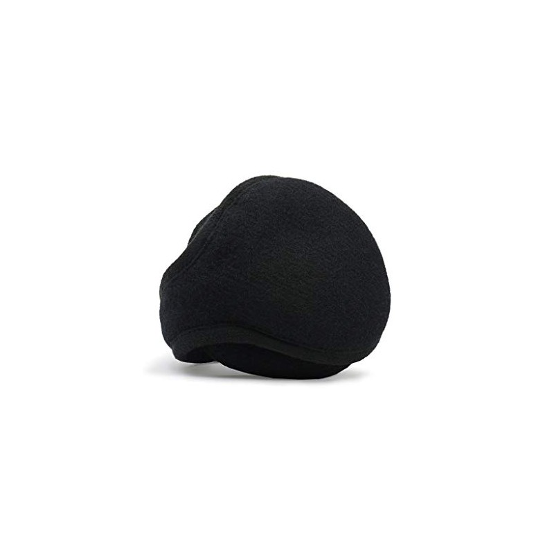180s Men's American Wool Behind-the-Head Ear Warmer (Brown Tweed)