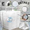 YINGZON 100 Pack Soft-Touch Mylar Bags, 5 x 4 inchs