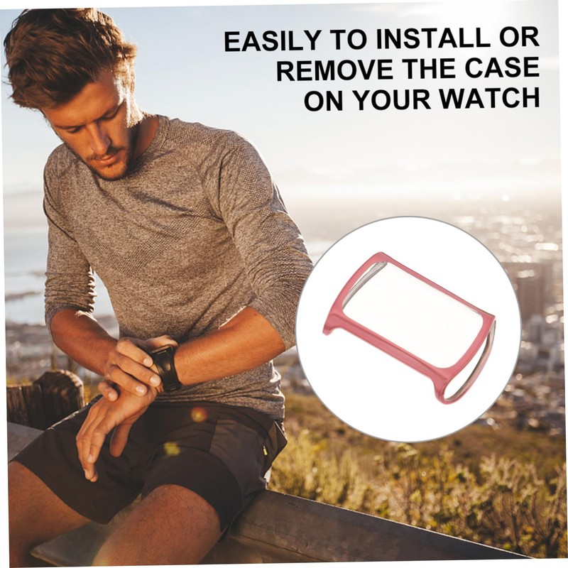 WOONEKY Smartwatch Anti-Scratch Screen Case Full Coverage Protector Compatible TPU