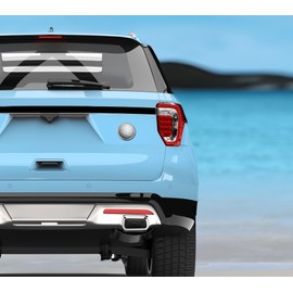 Elektroplate Volleyball All Metal Emblem for Cars, Trucks, and All Auto | Universal Fit at 3" | Weatherproof