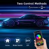 Acrylic Interior Car LED Strip Light, Dreamcolor 10-in-1 RGB Ambient