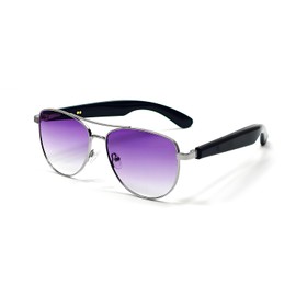 Piluyaa Smart Sunglasses with Bluetooth 5.4 for Men/Women, Auto On/Off Hall Sensor, HD Stereo Sound, 6H Battery Life, Magnetic Charging – All-Day Comfort for Driving, Sports & Outdoor-Purple