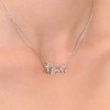TILO JEWELRY Solid 925 Sterling Silver Love Letters Script Pave