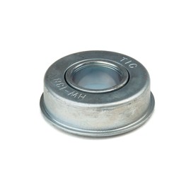HWDG-20B Flanged Wheel Bearing - 1-inch ID x 2-inch OD - 2-1/8 inch Flange Diameter, Premium Alloy Steel Construction, Ideal for Wheelbarrows, Mini Bikes, Windmills