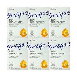 Dr. Lin Song Joong-ki Dr. Lin Supercritical Altige Omega 3 30 capsules 6 boxes 6 months supply / 송중기 닥터린 초임계 알티지 오메가3 30캡슐 6박스 6개월분