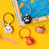 U-PICK Women's Key Chain Shiba Inu Key Chain PU Key