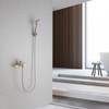 HONYI Bathtub Faucet with Sprayer, Tub Spout with Diverter Bathroom