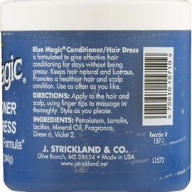 Blue Magic Conditioner Hair Dress, White, 12 ounce