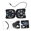 LALAFINA Portable Foldable Laptop Cooling Mat with Dual USB Fans