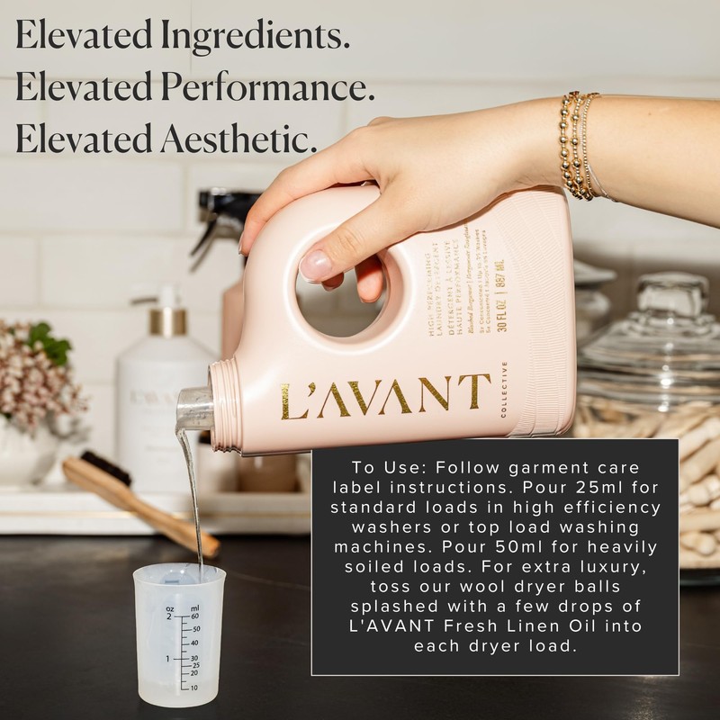 L'AVANT Collective High Performing Laundry Detergent Soap | Luxury Cleaning