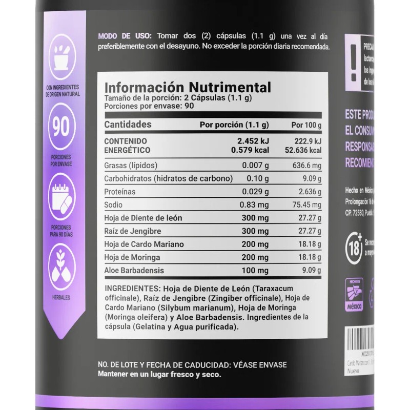 B-Life Milk Thistle | Cardo Mariano + Diente de León