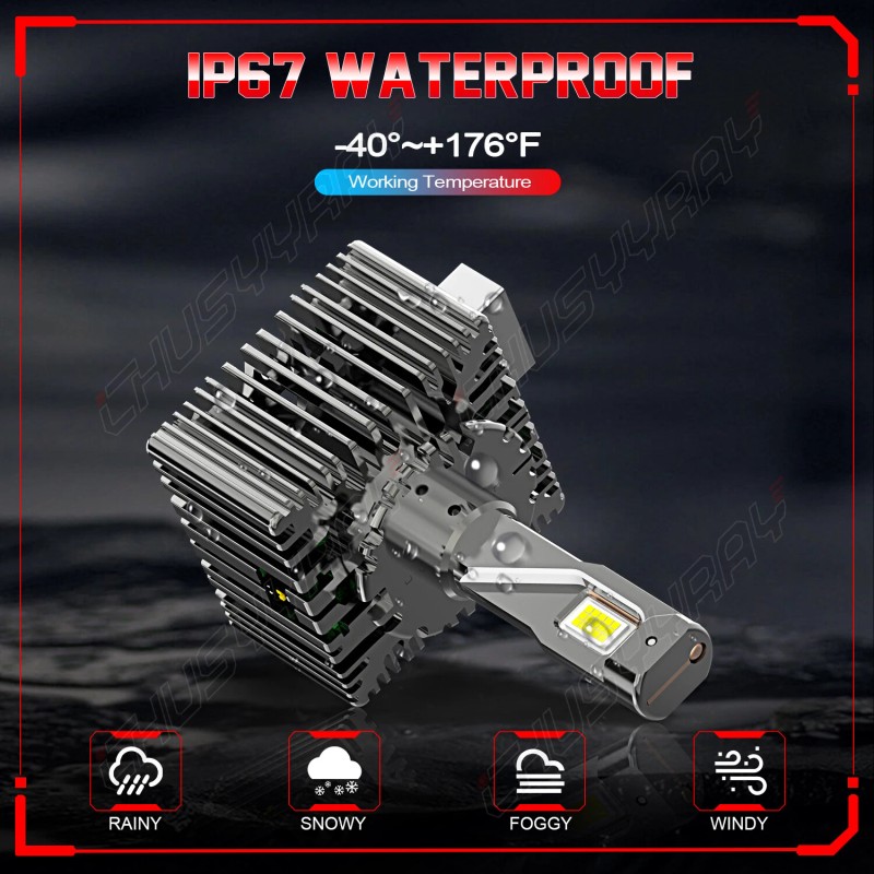 CHUSYYRAY For Buick Enclave 2008-2012 Front LED Headlight High/Low Beam