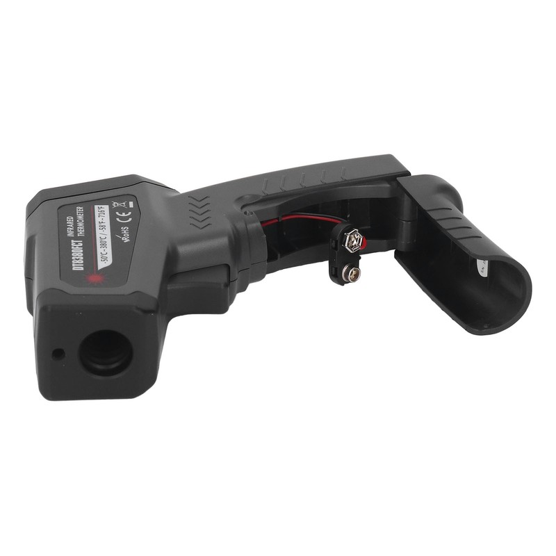 Infrared Thermometer for Cooking Food Temperature Gun Adjustable 12:1 Emissivity