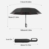 Automatic Folding Umbrella, 1 Count/60pcs Portable Rain Umbrella with Loop