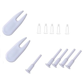 LORJE Fitness Exercise Sport Yoga Ball Inflatable Bed Pool Air Stopper Plug Pin, Exercise Ball Plug Replacement kit, 12Pieces