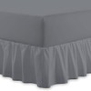 Plain 100% Egyptian CottonFitted Valance Sheet | Easy Care 16"
