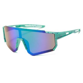 Youth Baseball Sunglasses for Boys Girls Age 6-12 Softball Cycling Sports Sunglasses for Kids Lightweight Frame