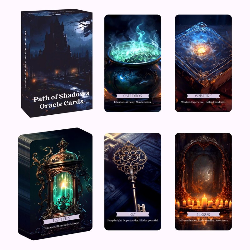 Path of Shadows Oracle Cards, Shadow Path Oracle Deck, Messages