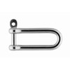 Dutyhook 5X50 Long D-Shackle With Captive Pin, Stainless Steel AISI