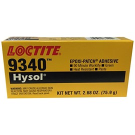 Loctite - 9340 Hysol - Green Epoxy Structural Adhesive High Temp 2.7 Ounce, Grey