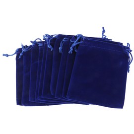 Frcolor Jewelry Pouch, Drawstring Bag, Accessories, Velour Style, Gift Bag, Jewelry Storage, Small Items, 3.1 x 3.9 inches (8 x 10 cm), Set of 50